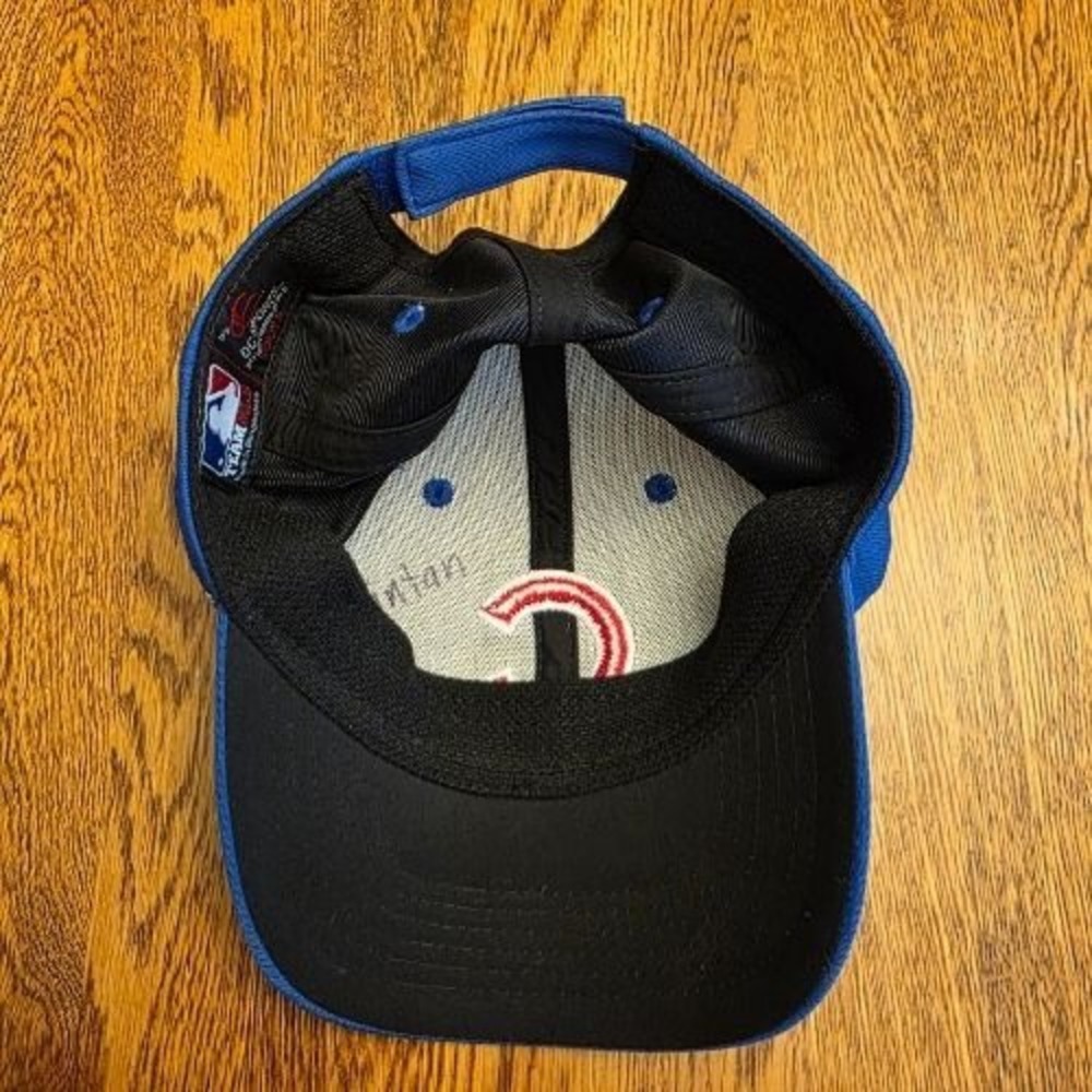 Chicago Cubs MLB OC Sports Youth Baseball Cap Blue Red Adjustable Hat - Picture 5 of 7